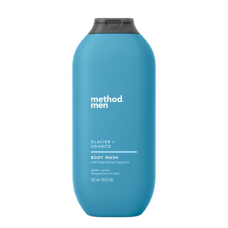Method 10788 Men's Body Wash, Glacier & Granite Scent, 18 oz