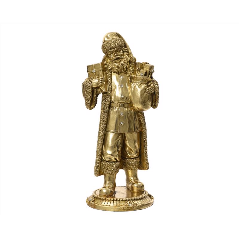 Decoris 521869 Christmas Santa Table Decor, 7.1 inches