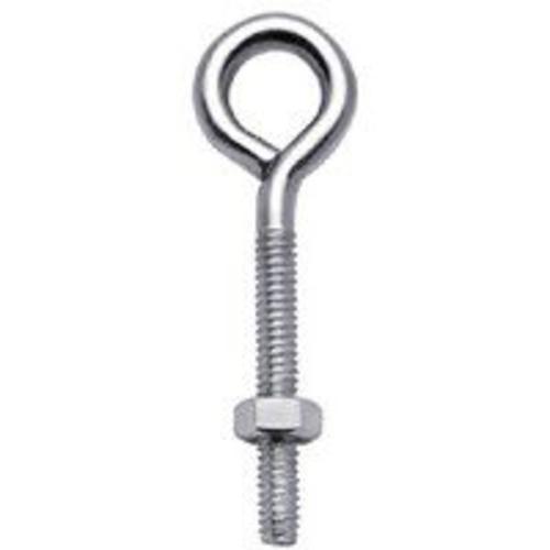 ProSource LR267 Eye Bolt With Nuts, 3/16"X2-1/2", Zinc, Steel