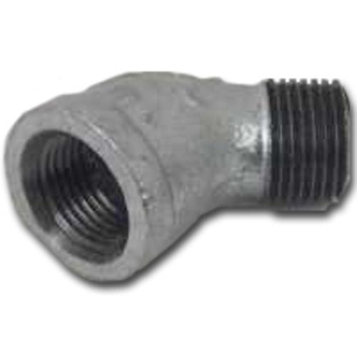 buy galvanized elbow 45 deg street at cheap rate in bulk. wholesale & retail plumbing goods & supplies store. home décor ideas, maintenance, repair replacement parts