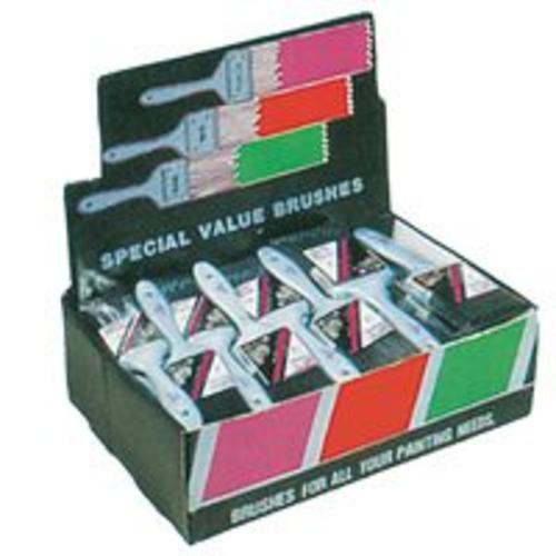Linzer A1176 Polyester Varnish Brushes, 48 Piece