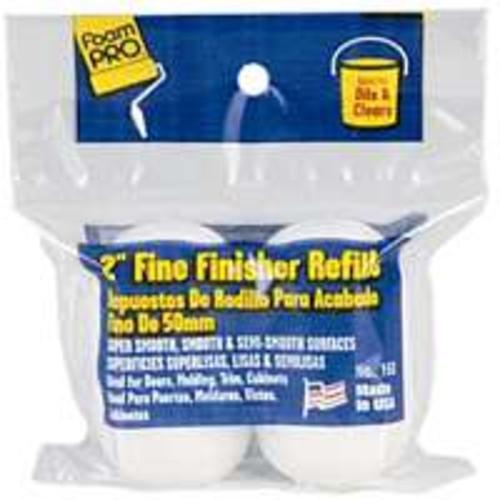 Foampro 163 Fine Finish Roller Refills, 2"