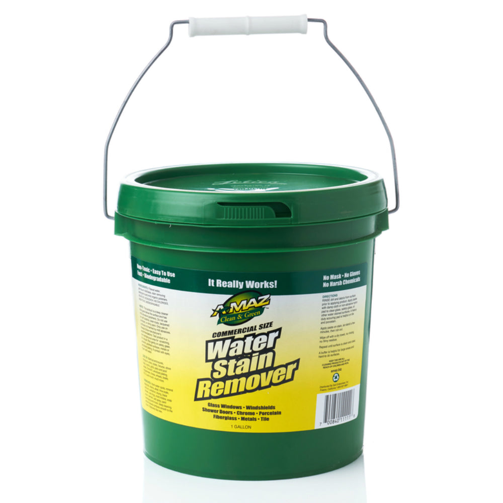A-MAZ WSR1G Clean & Green Water Stain Remover, 1 Gallon