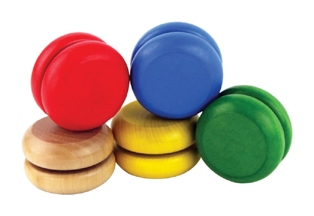Aero-Motion YO0100 Yo-Yo, Wood, Assorted Color