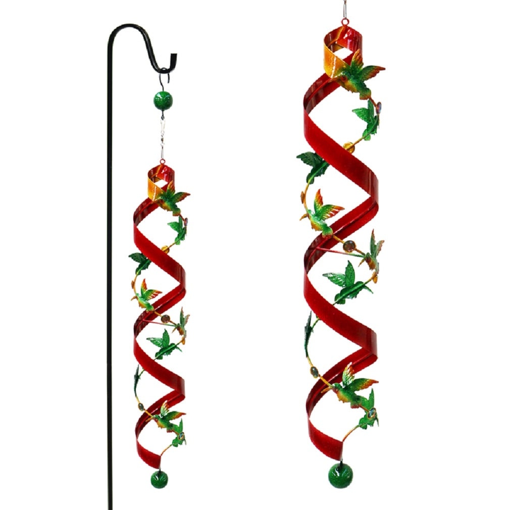 Alpine BVF251-201 Garden Stake Spinner, Iron, Multi color