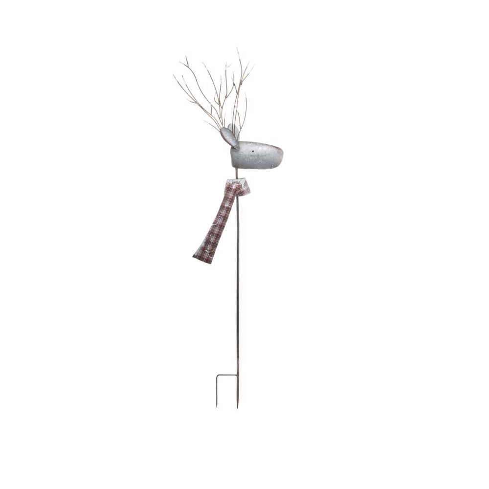 Alpine MCC608A Christmas Reindeer Yard Stake, 53 Inch