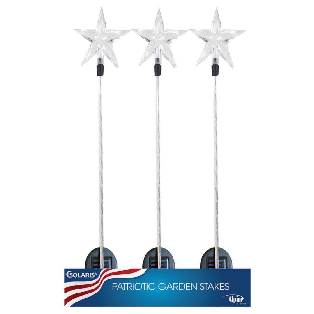 Alpine QLP1212ABB Solalris Starlight Garden Stake, Acrylic, Assorted Color
