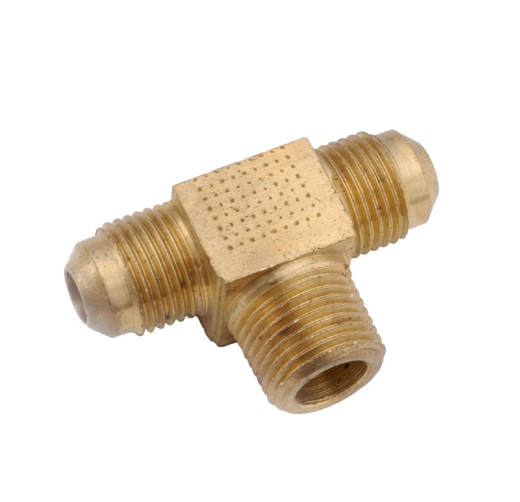 Anderson Metals 754045-0608AH Branch Flare Tee, Brass