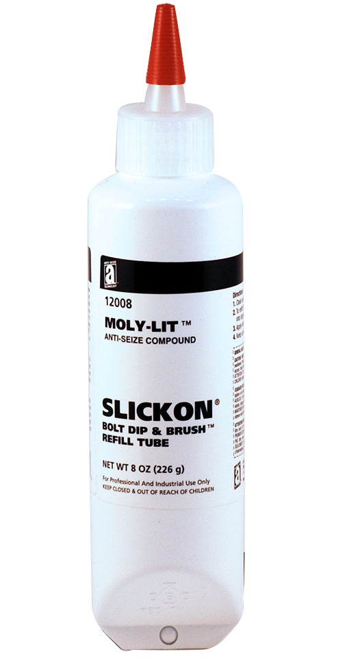 Anti-Seize Technology 12008 Moly-Lit Anti-Seize Compound Slickon Refill Tube, 8 Oz