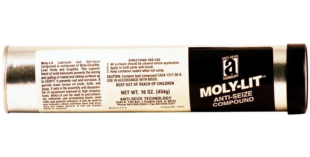 Anti-Seize Technology 12015 Moly-Lit Anti-Seize Compound, 16 Oz