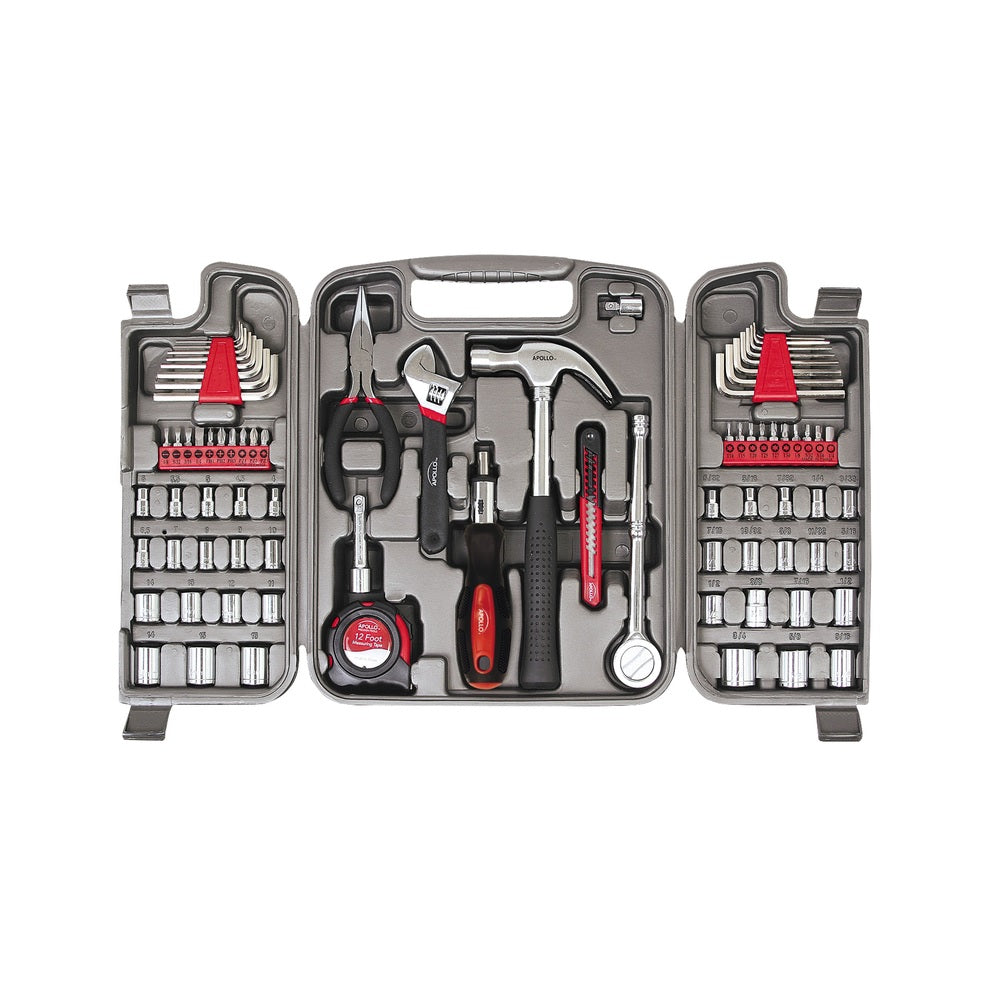 Apollo Tools DT9411 Multi-Purpose Tool Kit, Chrome-Plated Steel