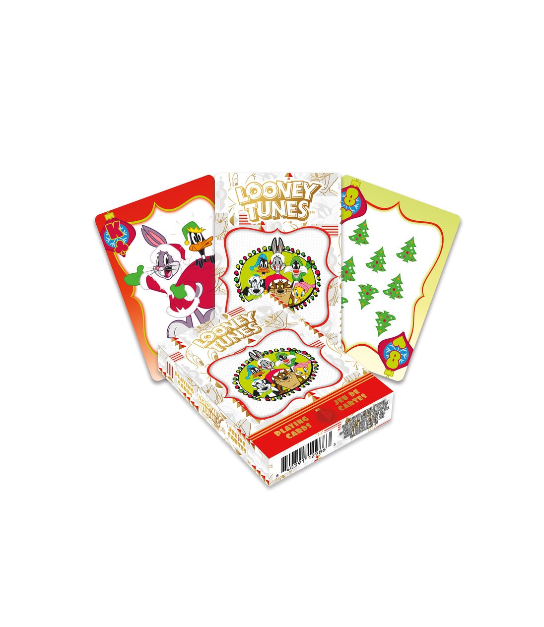 Aquarius 52603 Christmas Looney Tunes Playing Cards, 3+ Year