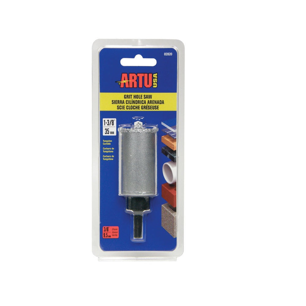 Artu 02820 Gritted Hole Saw Blade, 1-3/8"
