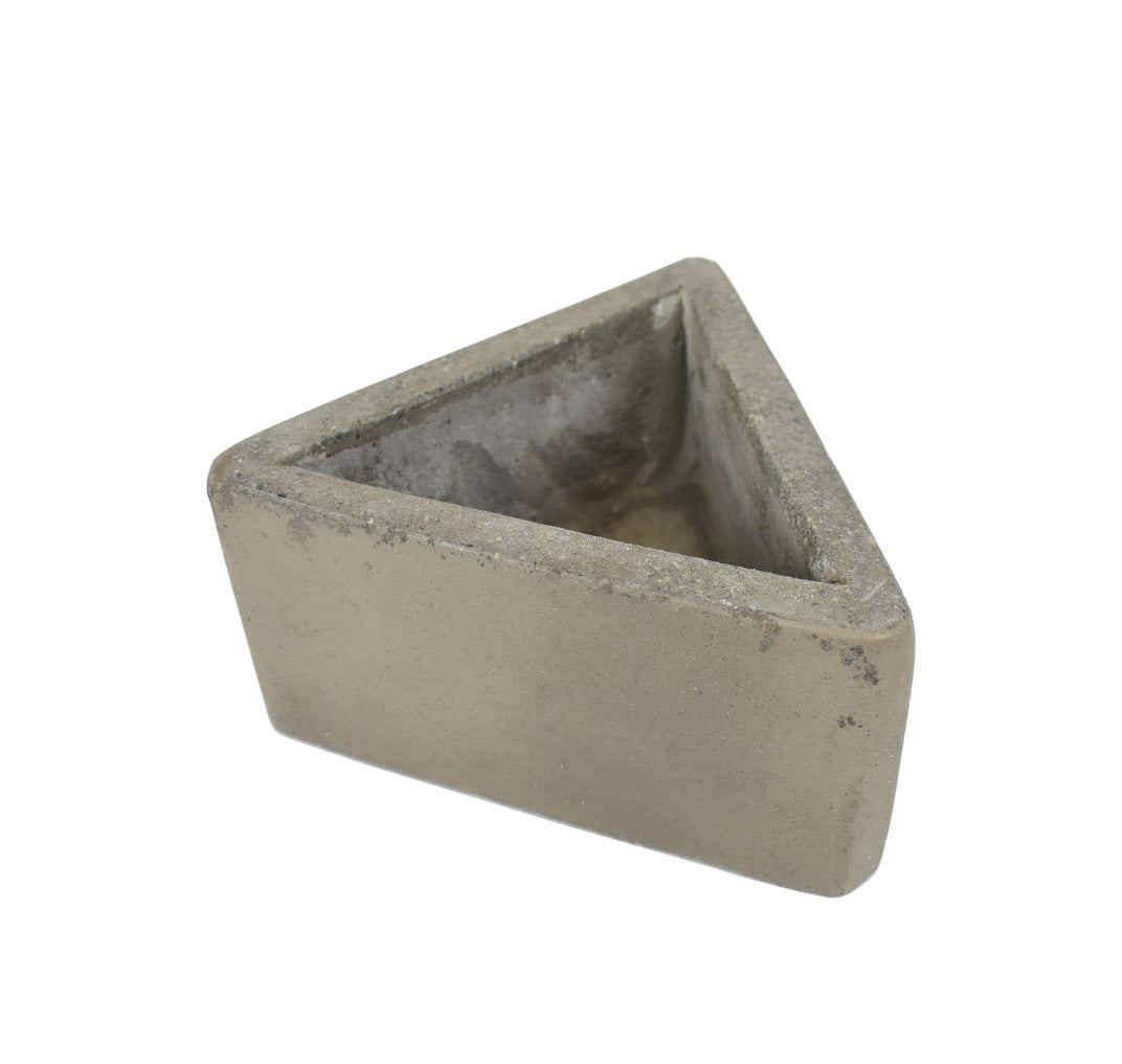 Avera AFC8309060 Triangle Planter, Fiber Cement, 6 in