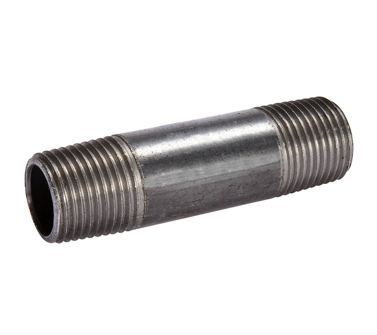buy black iron pipe nipple at cheap rate in bulk. wholesale & retail plumbing repair parts store. home décor ideas, maintenance, repair replacement parts