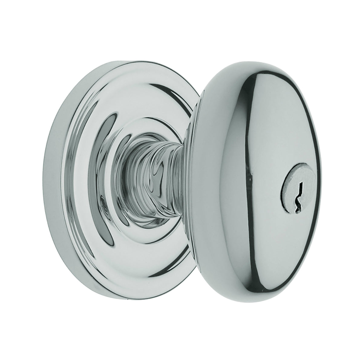 Baldwin 5225260ENTR Modern Keyed Entry Door Knob, Polished Chrome
