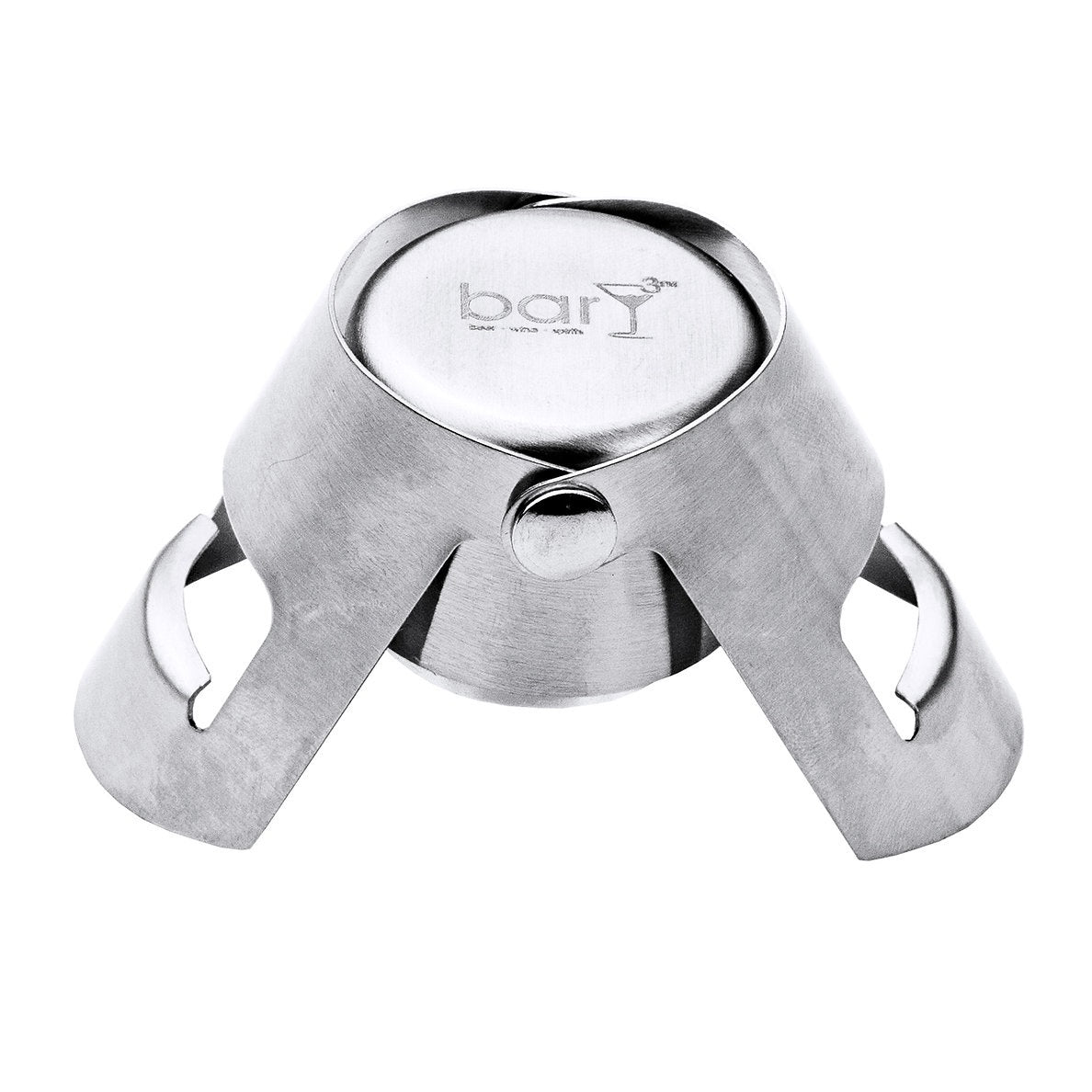 BarY3 BAR-0750 Bottle Stopper, Silver, Stainless Steel