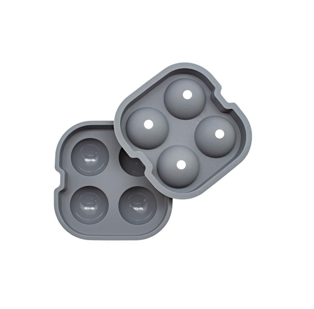 BarY3 BAR-0765 Ice Tray, Silicone, Gray