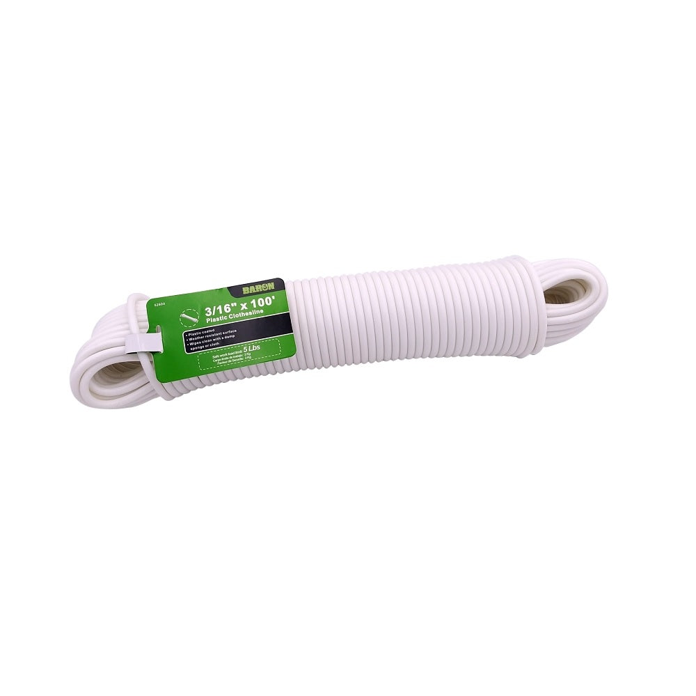 Baron 52604 Clothesline, 3/16 Inch x 100 Feet