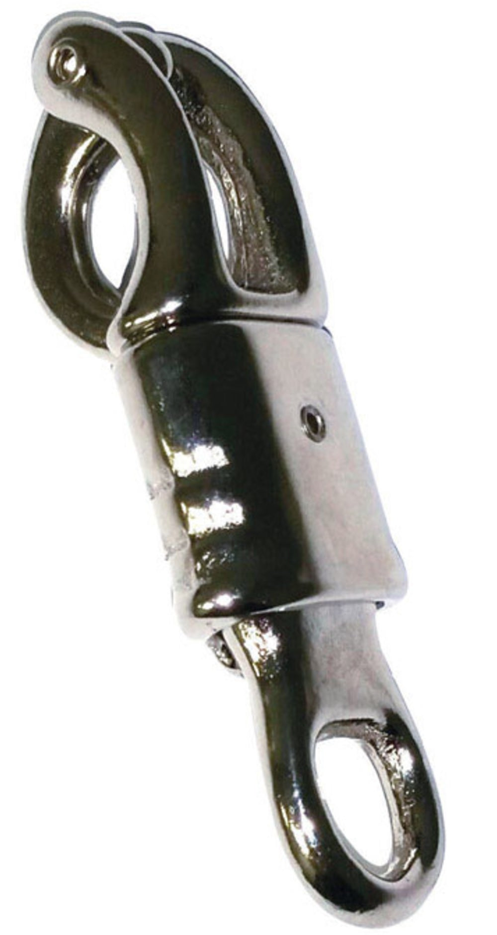 Baron 1001-1/2 Eye Panic Snap Hook, Nickel-Plated