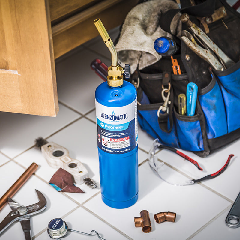 BernzOmatic 361549 Plumbing Torch Kit, Steel, 14.1 Oz
