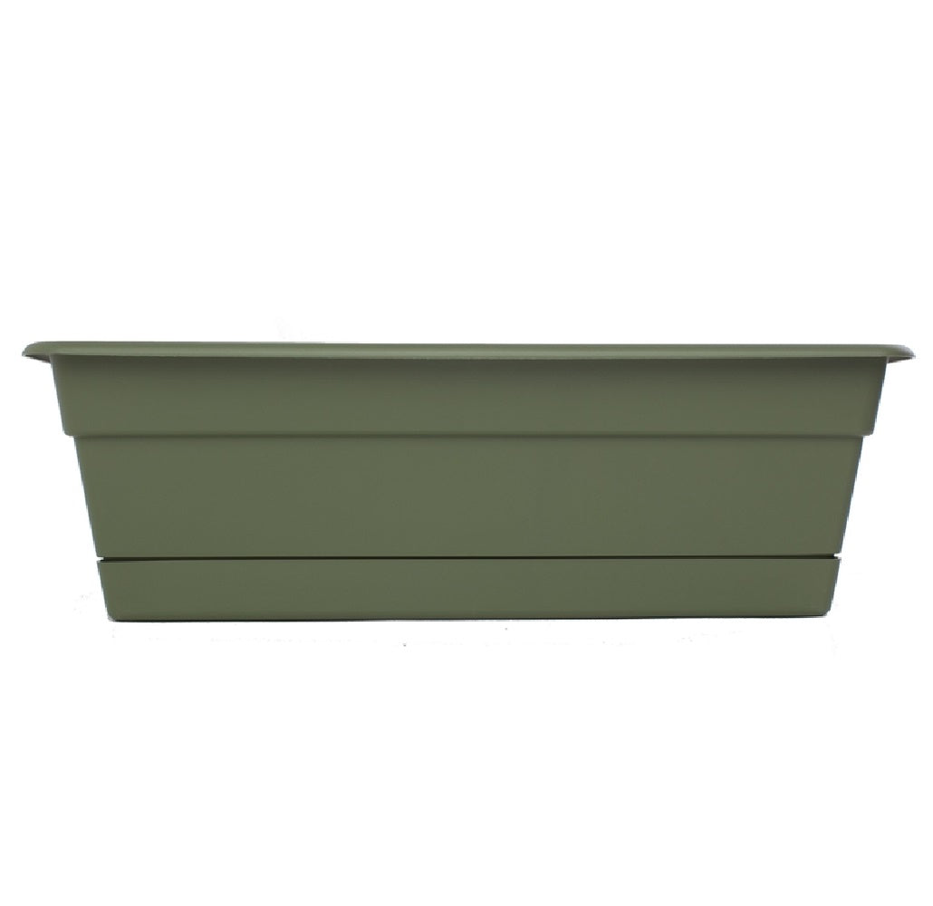 Bloem DCBT24-42 Window Box, Plastic, Green, 24" W