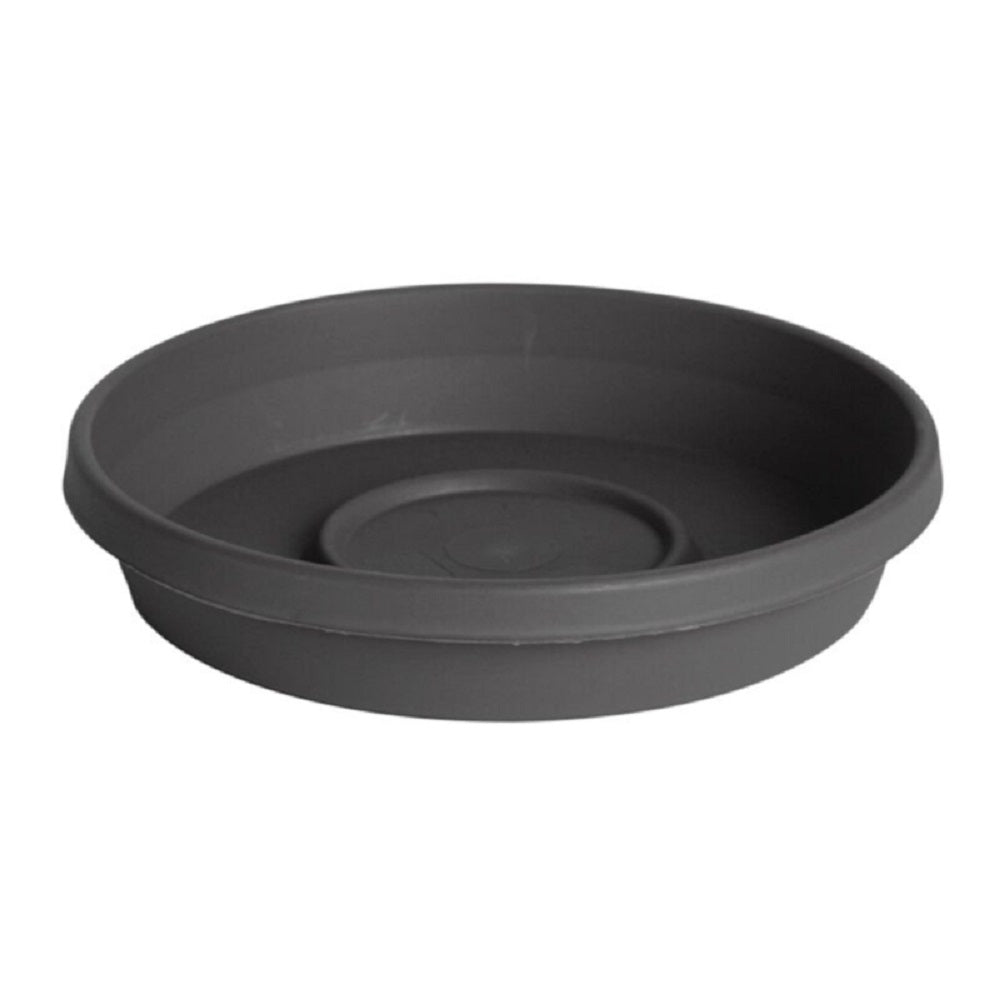 Bloem STT12908 Terra Tray, Charcoal, Resin, 12 inch