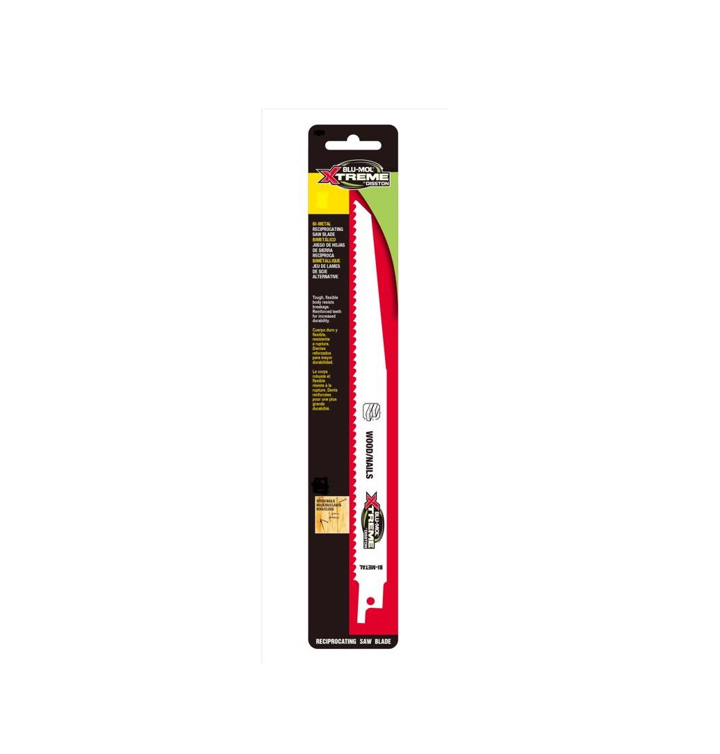 Blu-Mol Xtreme E0217111 Reciprocating Saw Blade, Bi-Metal