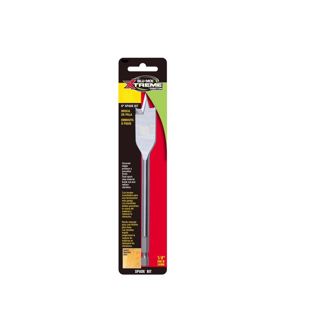 Blu-Mol Xtreme E0217023 Spade Bit, Carbon Steel