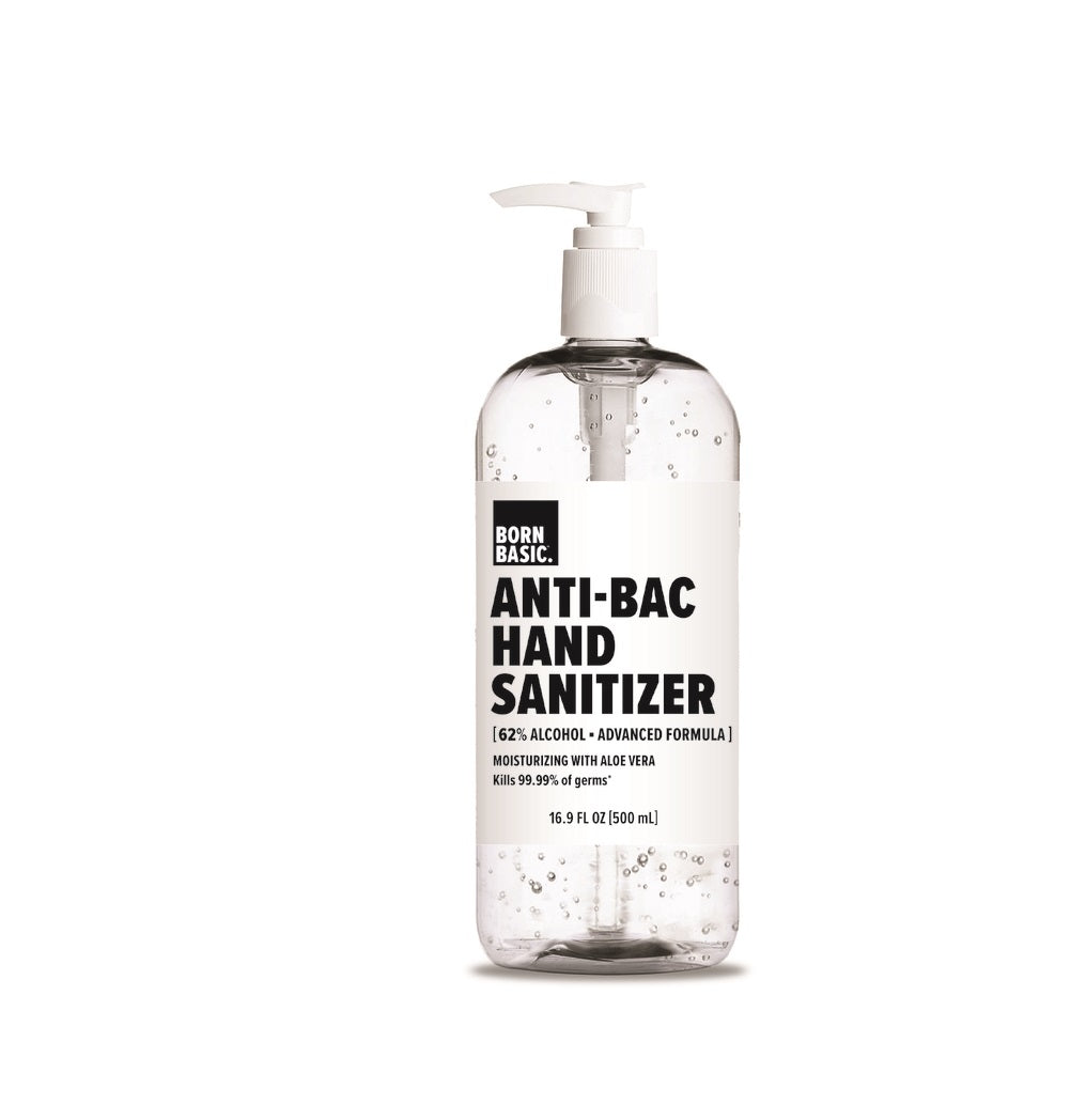 Born Basic ST3010L Liquid Hand Sanitizer, 16.9 oz