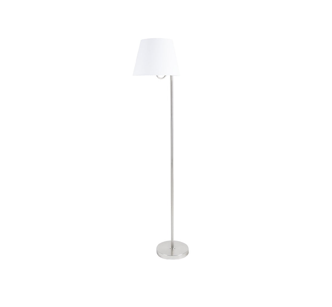 Boston Harbor GS-T122421-F1-WH Floor Lamp, Brushed Nickel