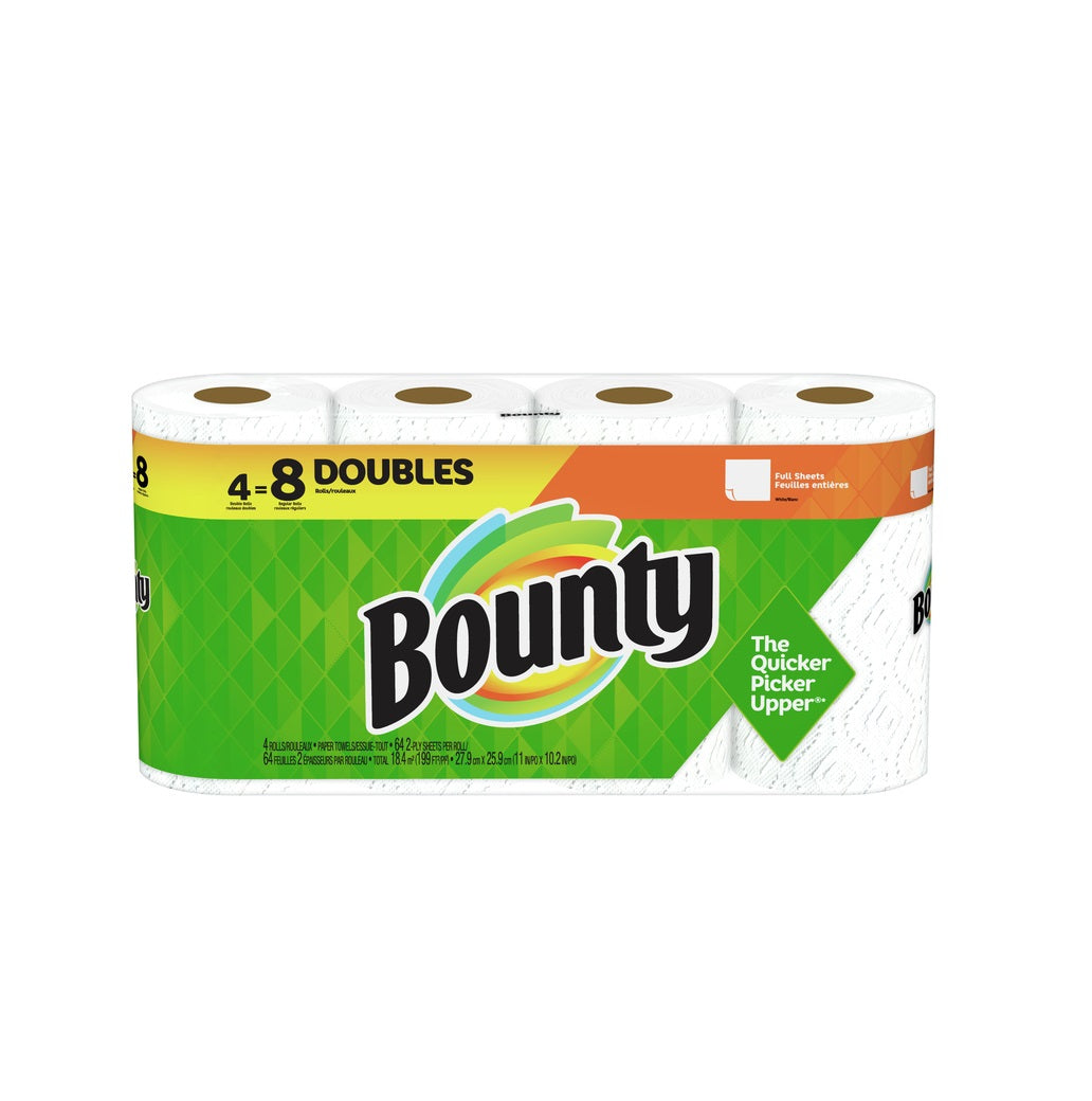 Bounty 66584 Paper Towels, Pack of 4
