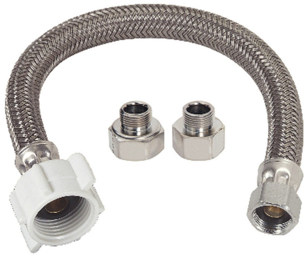 BrassCraft B1-12DLU D Speedi Plumb Plus Toilet Connector Kit, Brass