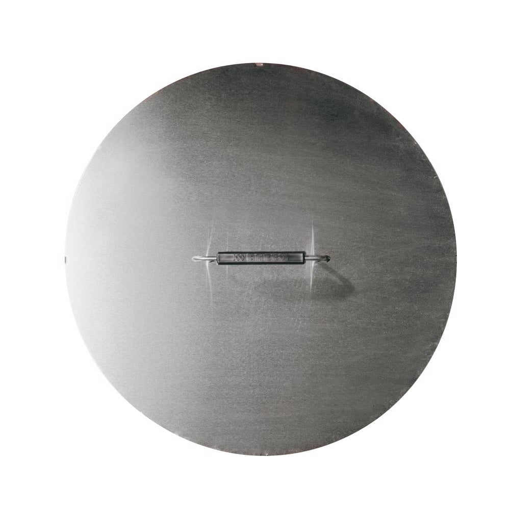 Breeo BR-LD24 Round Fire Ring Lid, 27.87 Inch, Silver
