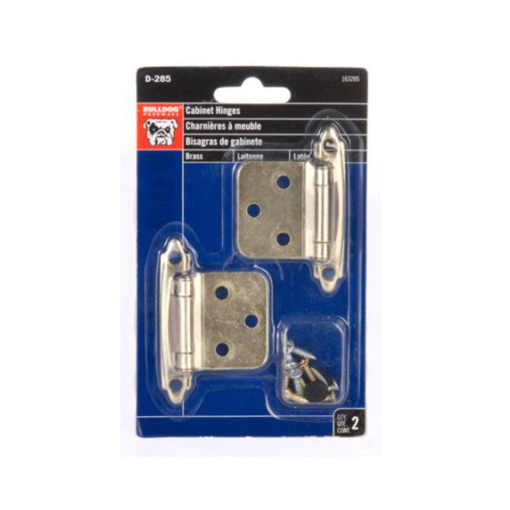 Bulldog 3506163205 Cabinet Hinge, Brass