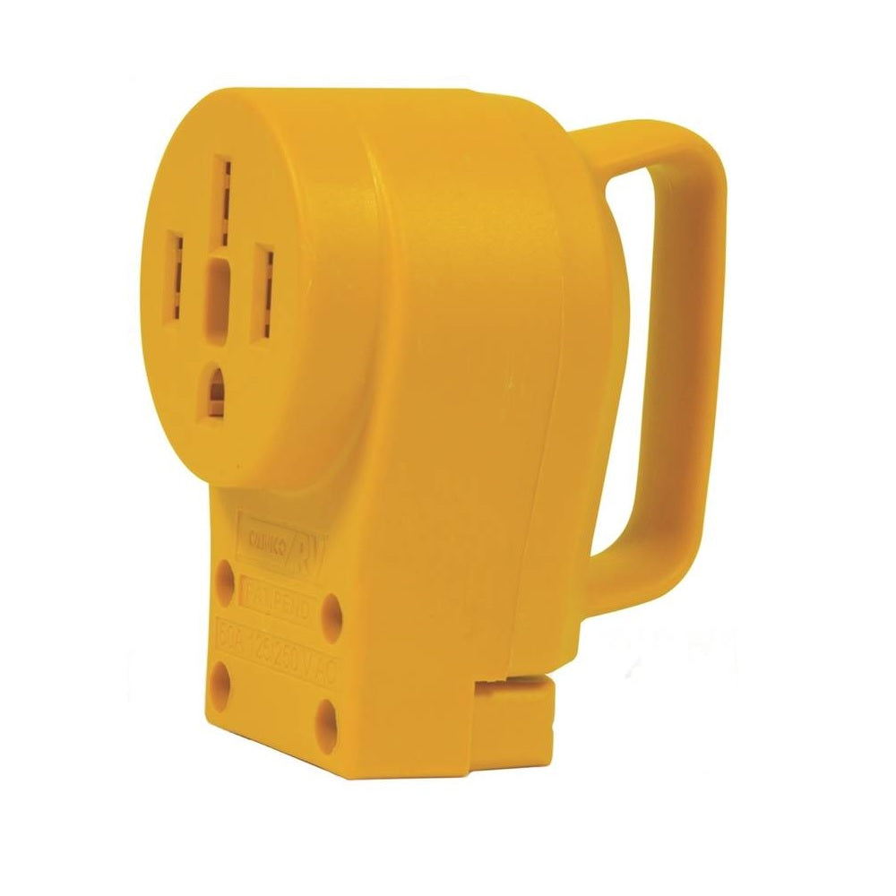 Camco 55353 RV Replacement Receptacle, 50F Amp