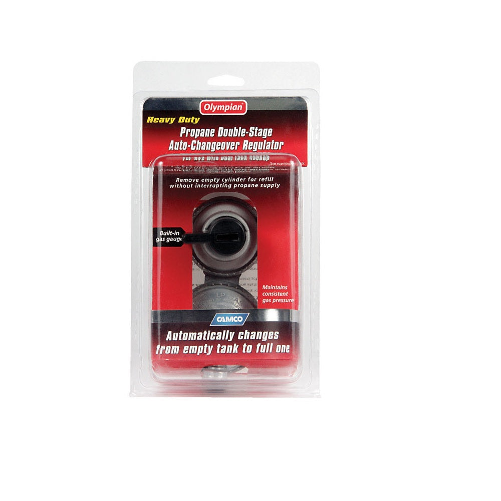 Camco 59005 Propane Double Stage Auto-Changeover Regulator