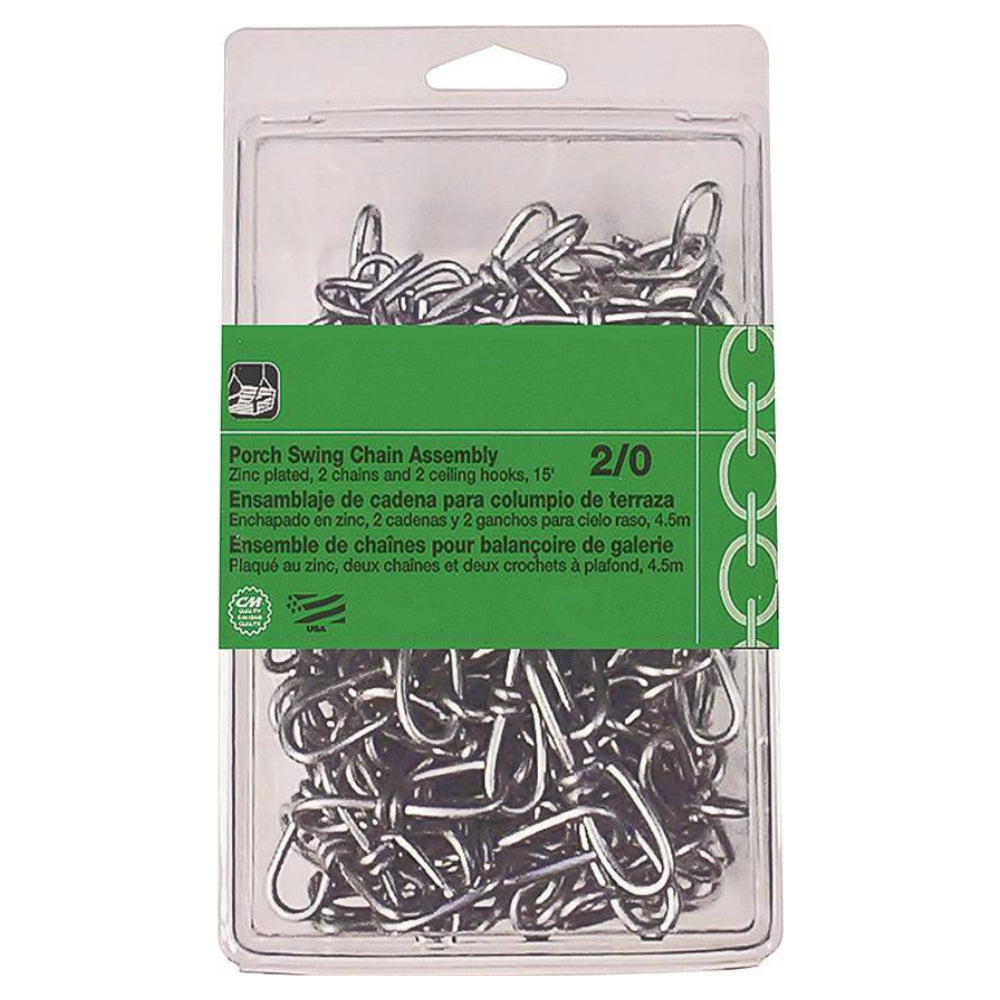 Campbell 702024N Porch Swing Chain Assembly, 7-1/2 ft