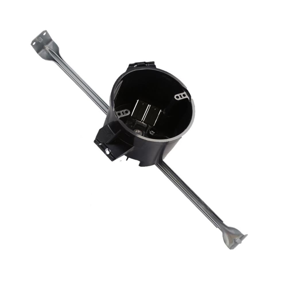 Cantex EZ25CH-HW EZ Box Electrical Box with Hanger Bar, Black