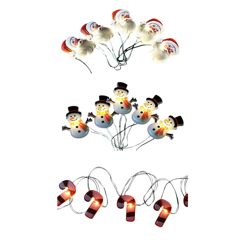 Celebrations A317701C Iconic Christmas Light Set, Clear