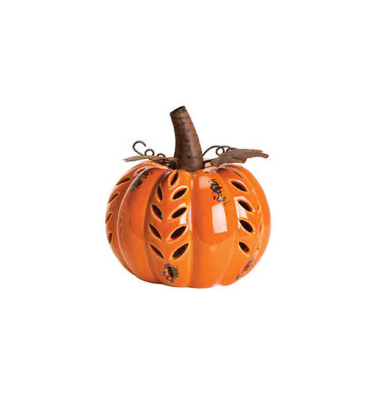 Celebrations JK77659ACE Halloween Pumpkin Fall Decoration, 5.98" x 5.79"