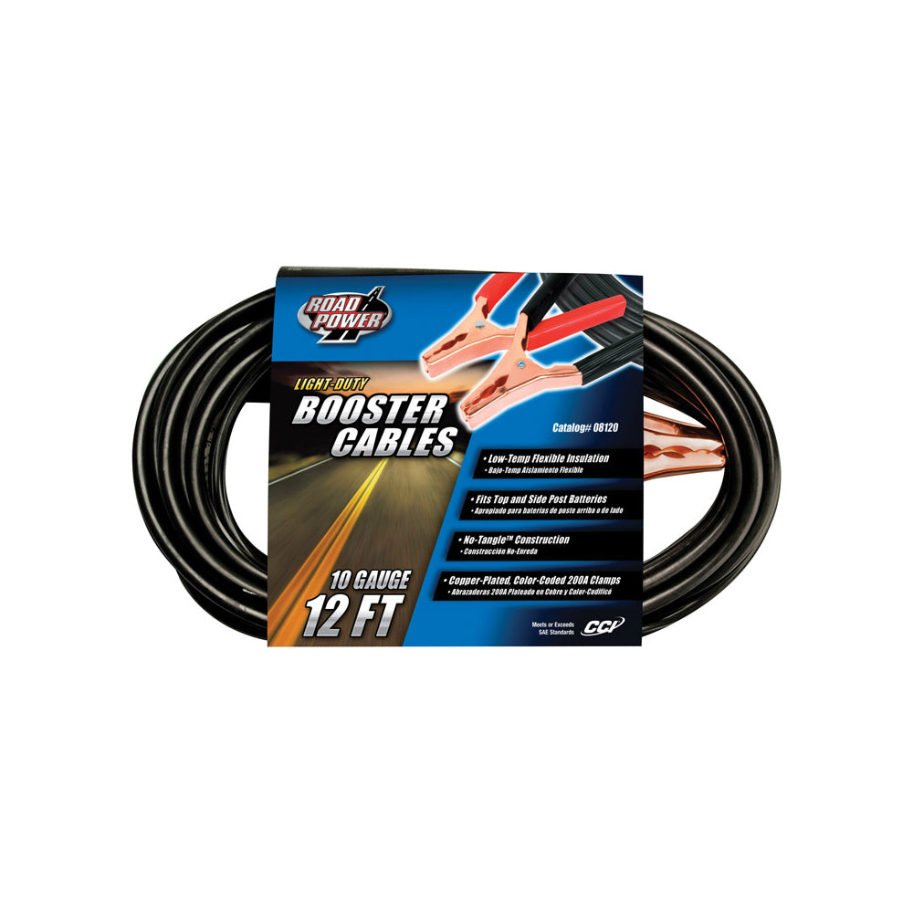 Coleman Cable 81208808 Booster Cable Top and Side Post, 12'