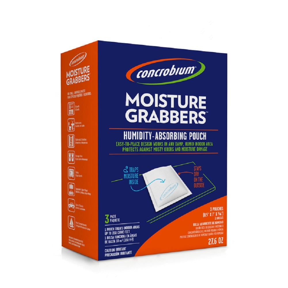 Concrobium 7453276 Humidity-Absorbing Pouch, 27.6 oz.