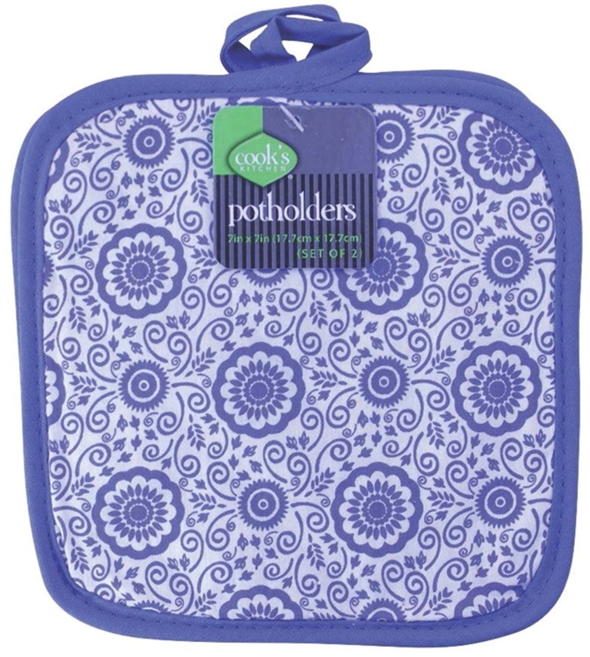 Cooks Kitchen 1000 Pot Holder, 7" x 7"