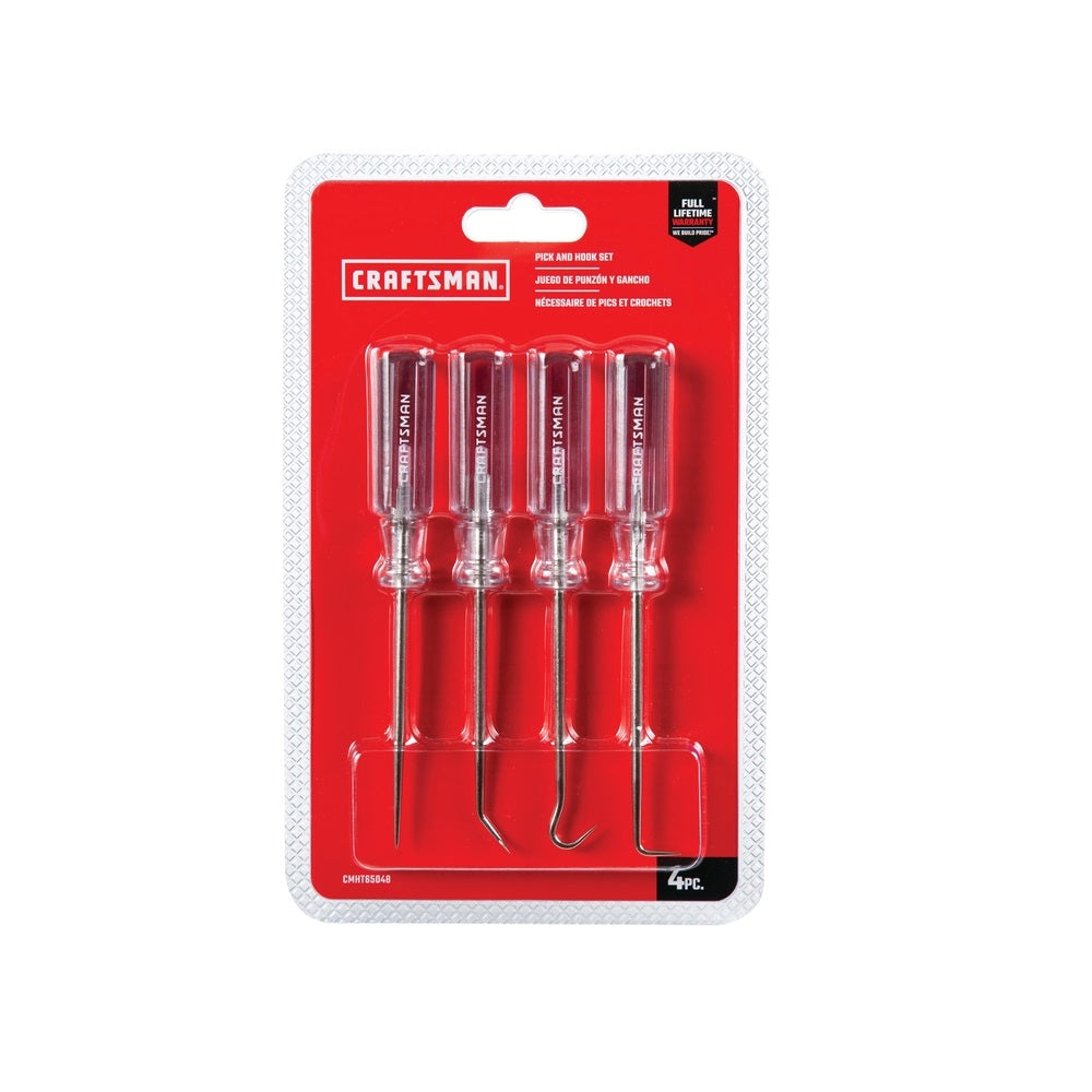Craftsman CMHT65048 Hook & Pick Set, Satin Nickel