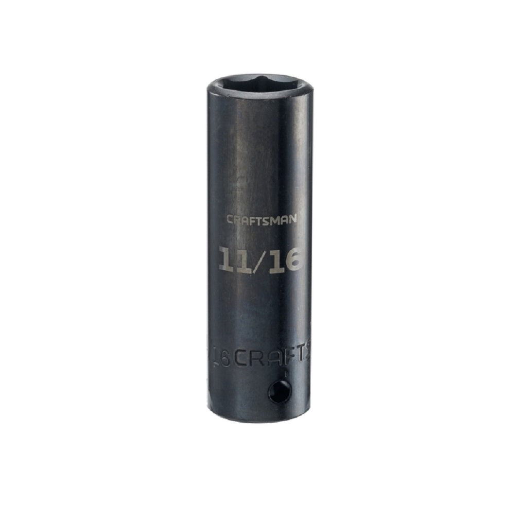 Craftsman CMMT16060 Deep Impact Socket, SAE, Alloy Steel