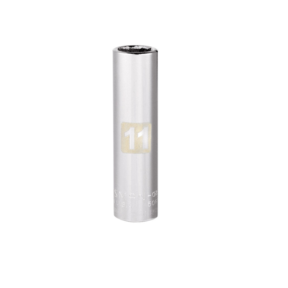 Craftsman CMMT44415 Metric 12 Point Deep Socket, 11 MM x 3/8 Inch