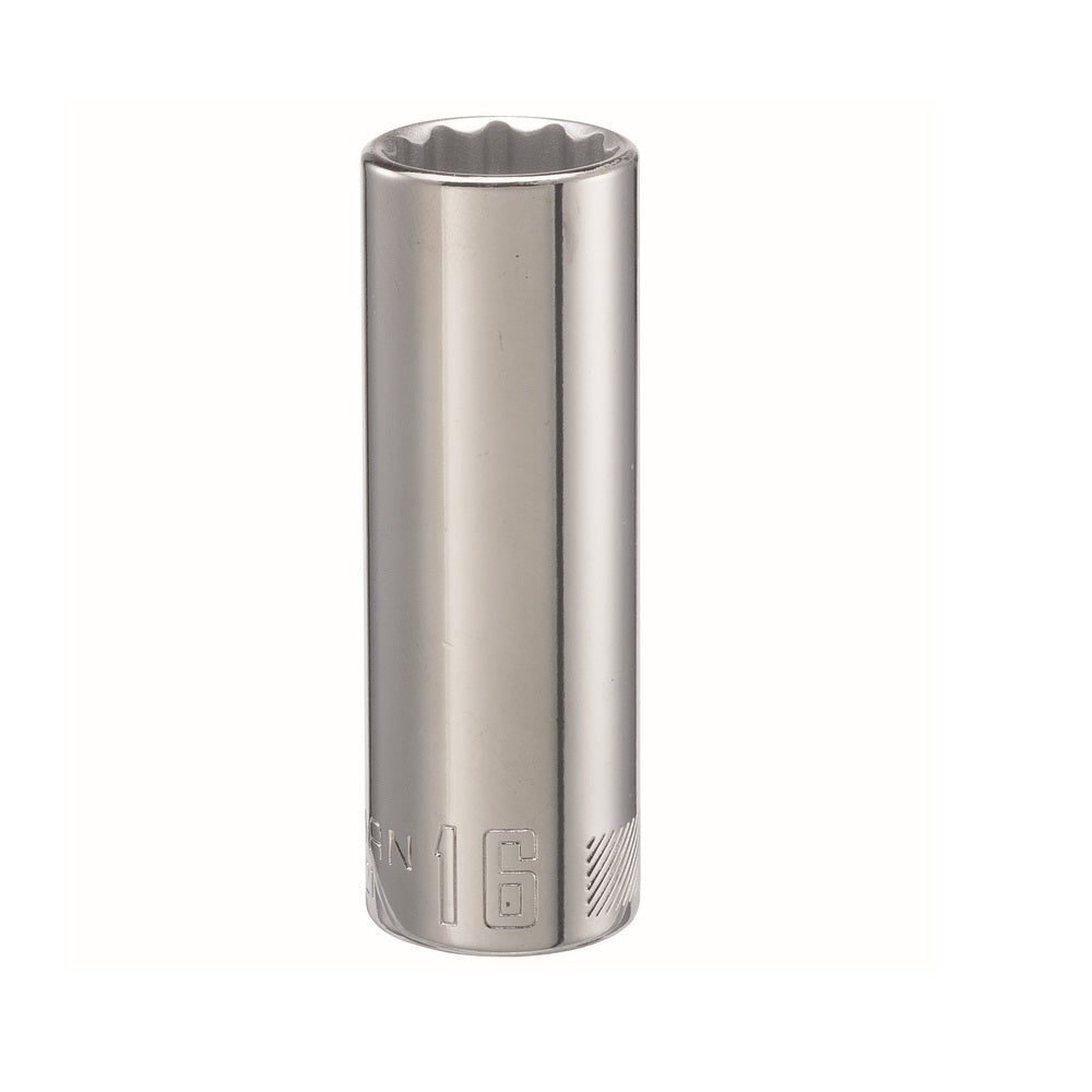 Craftsman CMMT44421 Metric 12 Point Deep Socket, 16 MM x 3/8 Inch