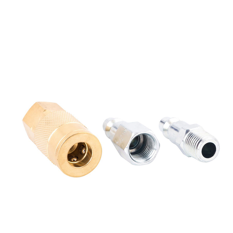 Craftsman CMXZTSG1014NB Air Coupler and Plug Set, 1/4 in, 3 Piece