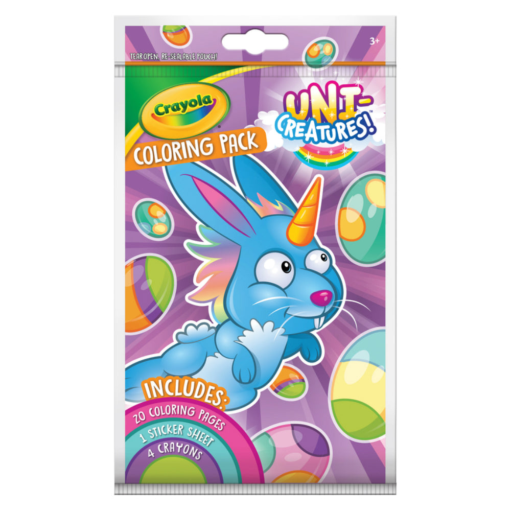 Crayola 04-0930 Uni-Creatures Coloring Pack, Paper